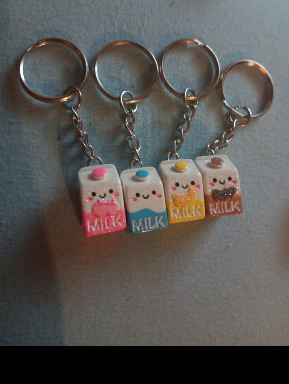 Collection of keychains from Claire's